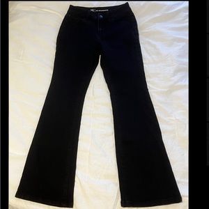 black flare jeans - stretch size 3